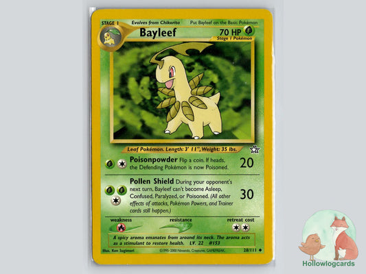 Bayleef (28/111) - Neo Genesis Pokémon Card