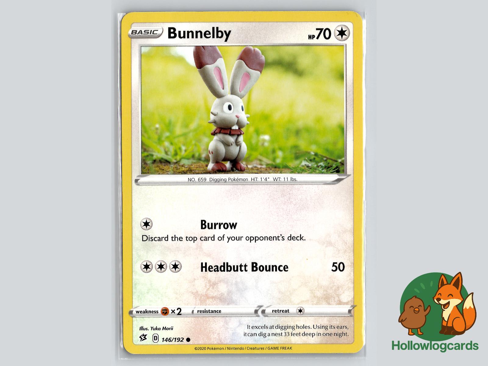Bunnelby (146/192) - Rebel Clash Pokémon Card