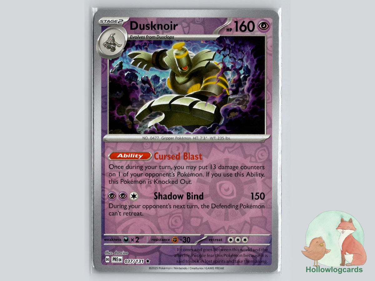 Dusknoir (037/131) - Prismatic Evolutions Pokémon Card