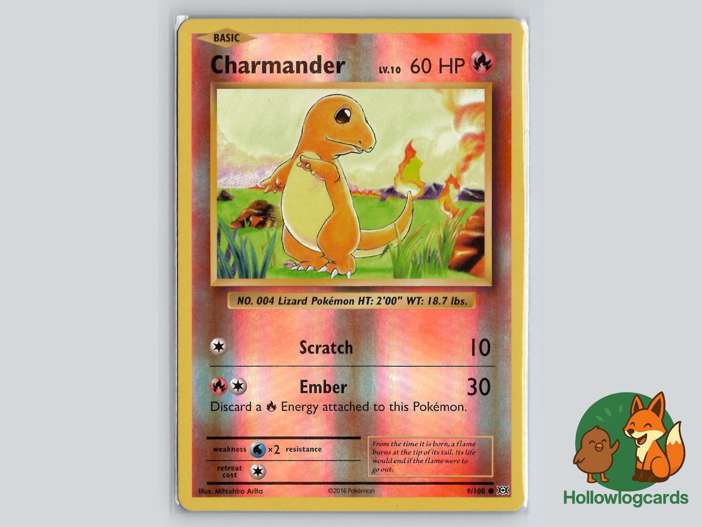 Charmander (9/108) - Evolutions Pokémon Card