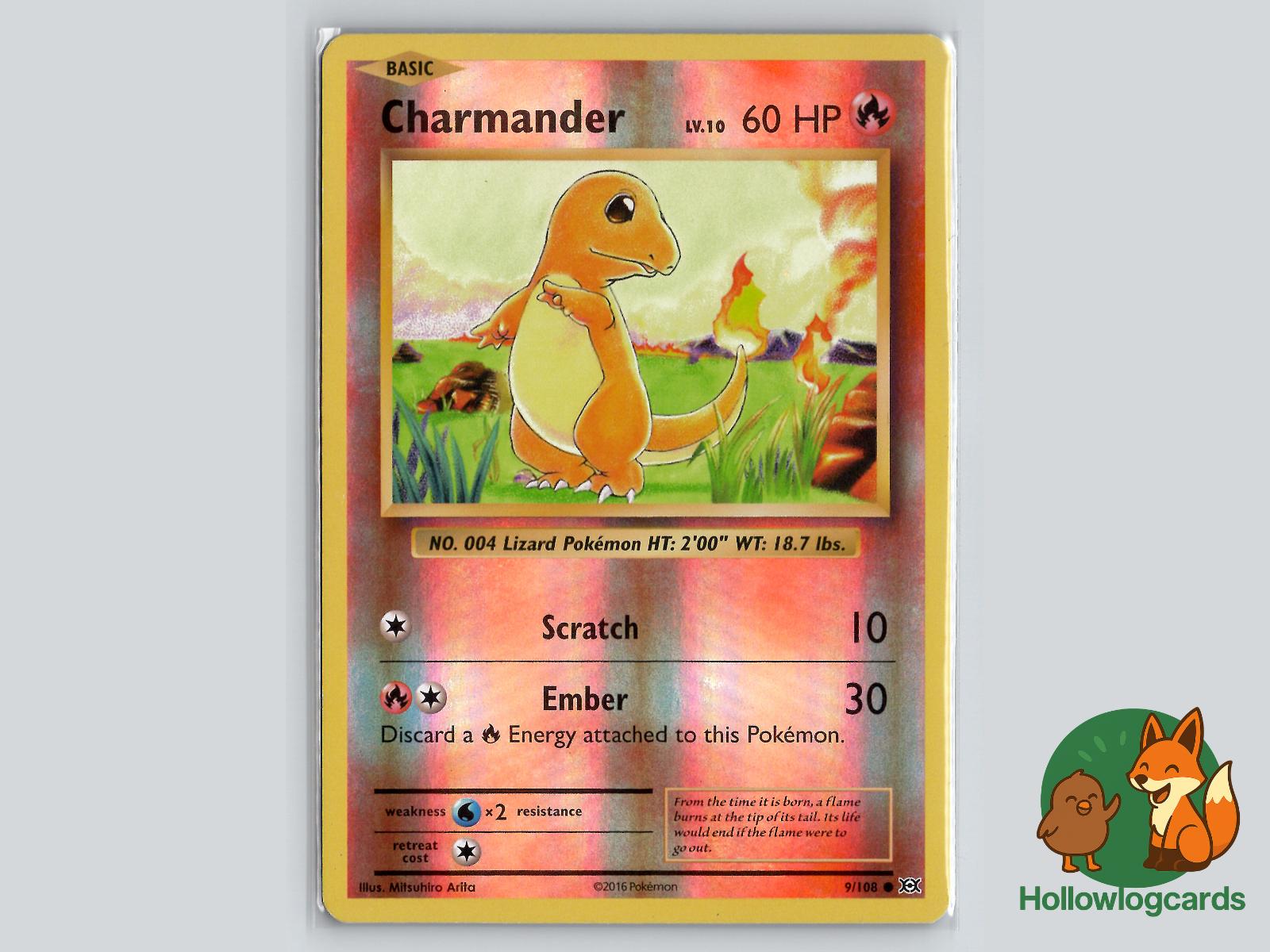 Charmander (9/108) - Evolutions Pokémon Card