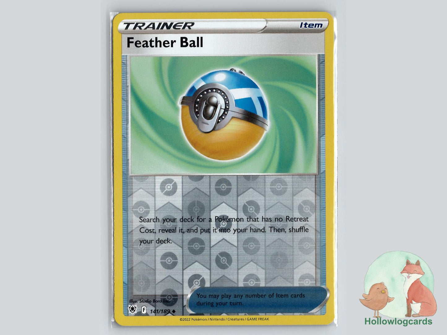 Feather Ball (141/189) - Astral Radiance Pokémon Card