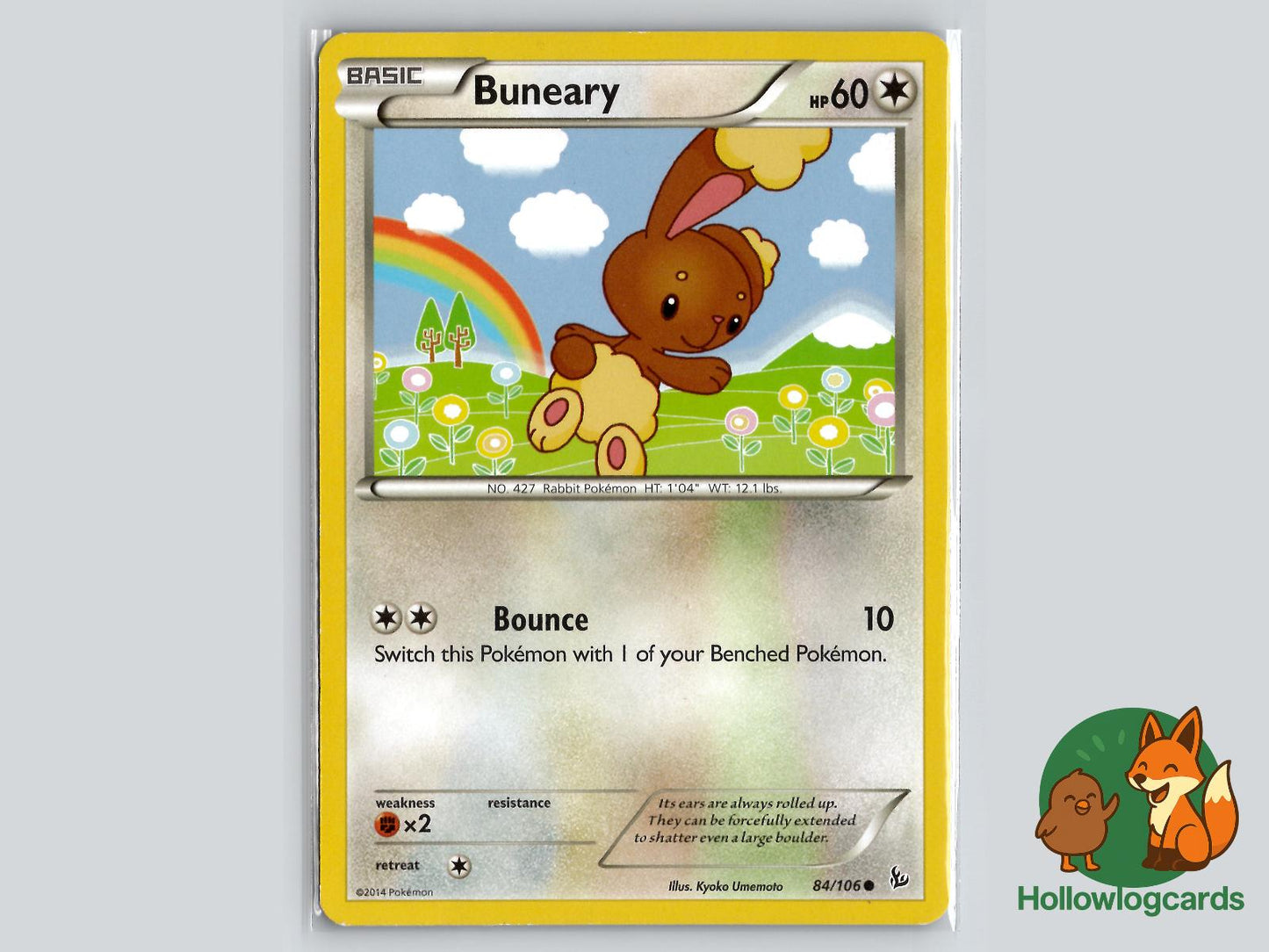 Buneary (84/106) - Flashfire Pokémon Card
