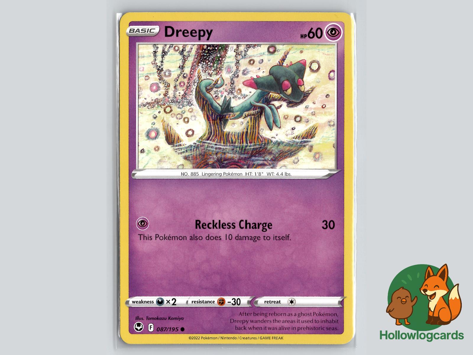 Dreepy (087/195) - Silver Tempest Pokémon Card