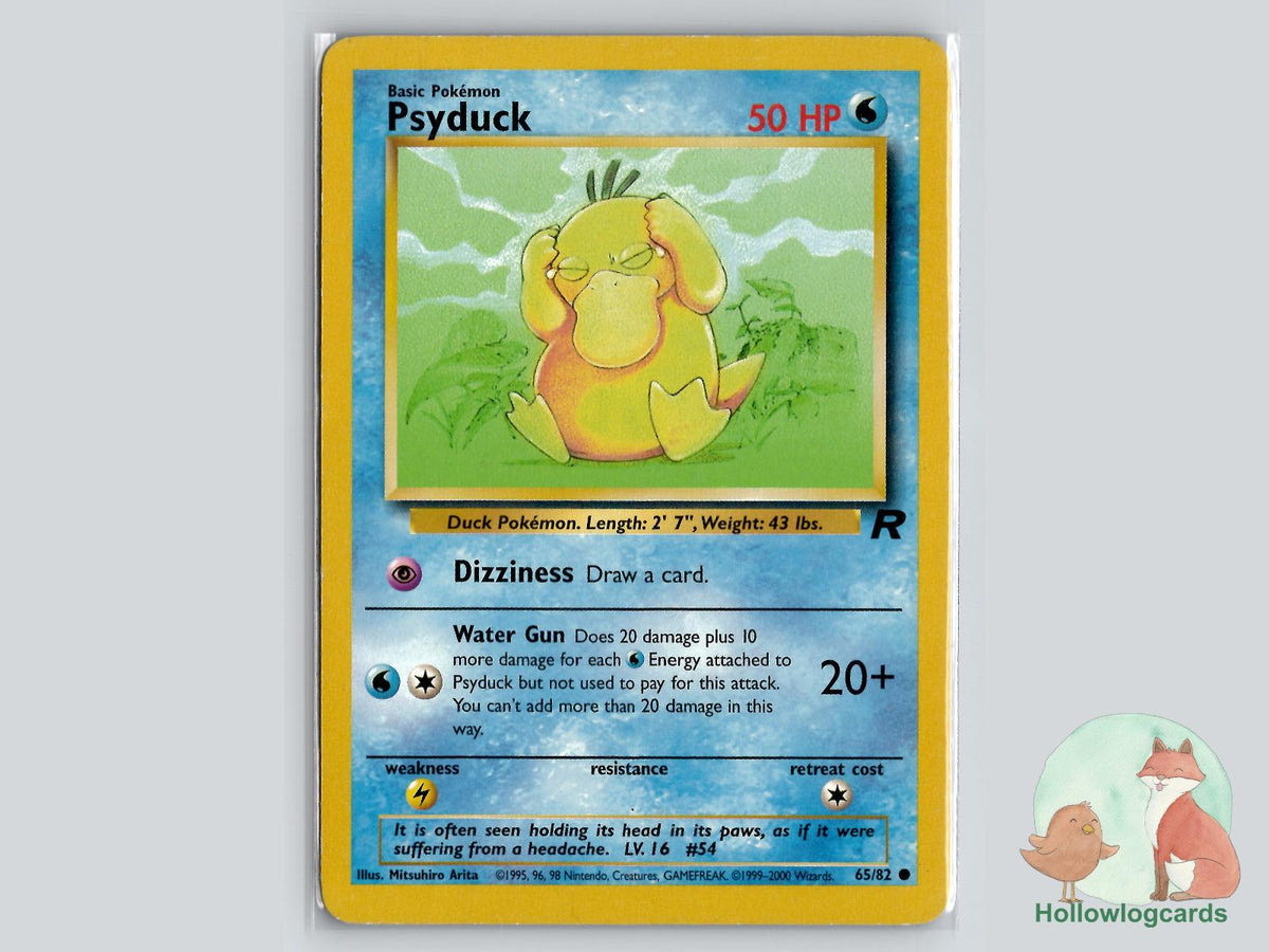 Psyduck (65/82) - Team Rocket Pokémon Card