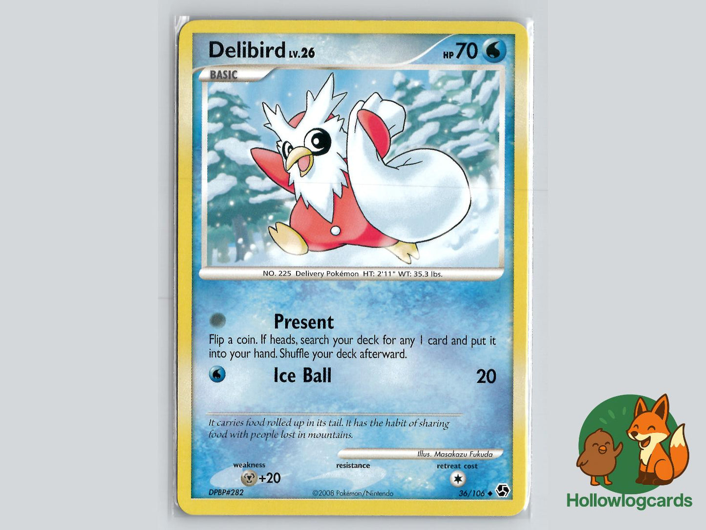 Delibird (36/106) - Great Encounters Pokémon Card