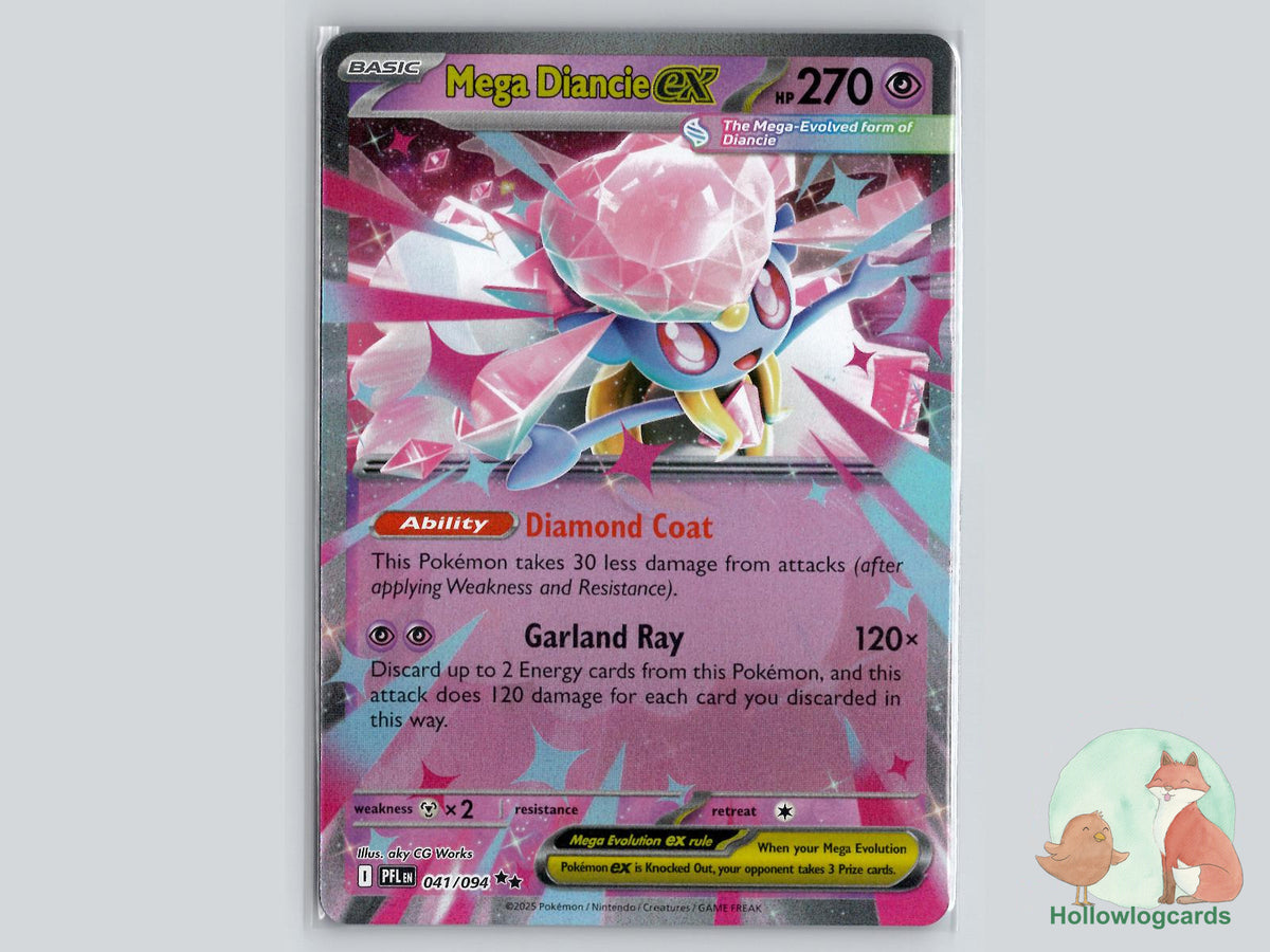 Mega Diancie ex (041/094) - Phantasmal Flames Pokémon Card