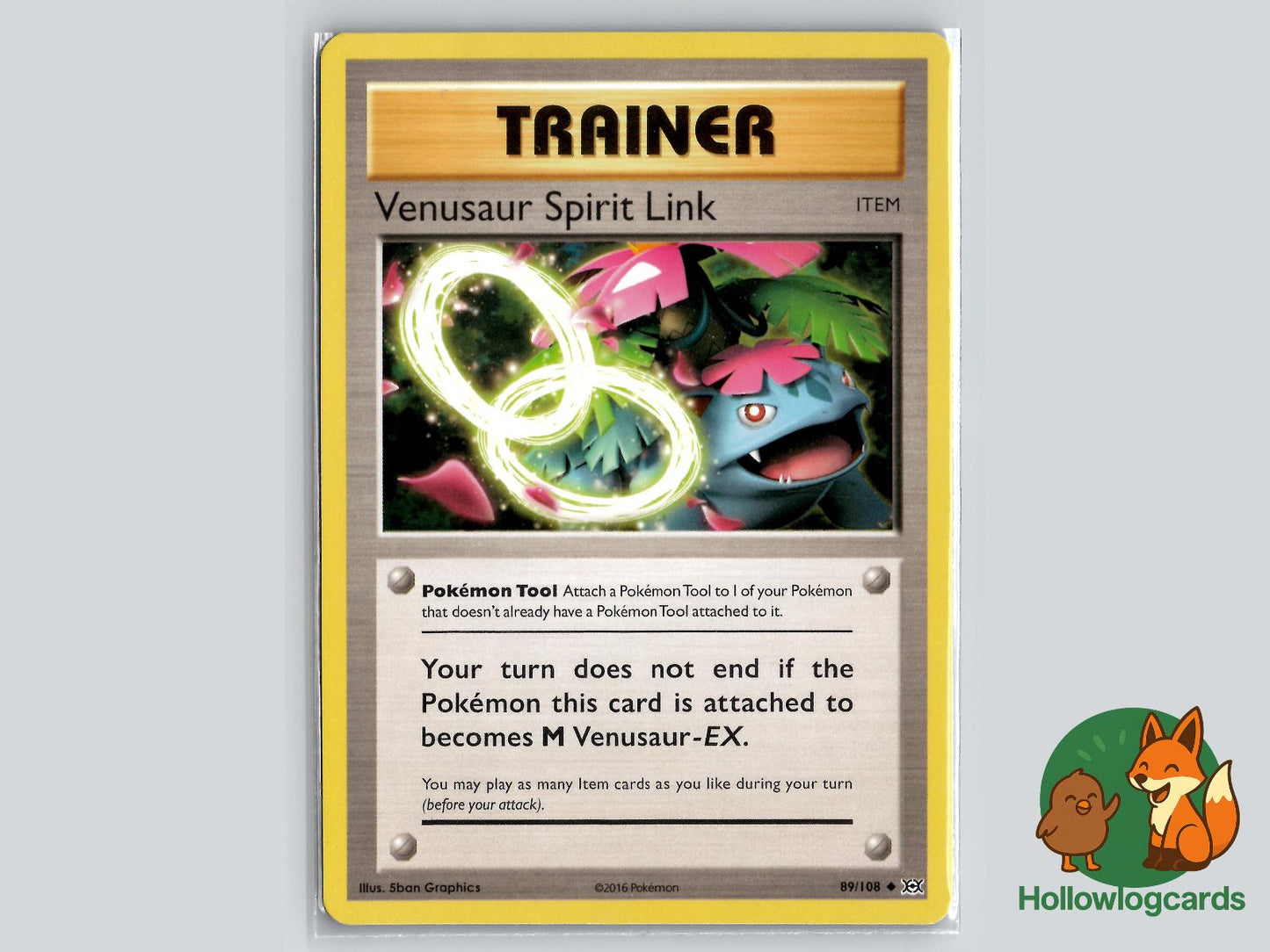 Venusaur Spirit Link (89/108) - Evolutions Pokémon Card