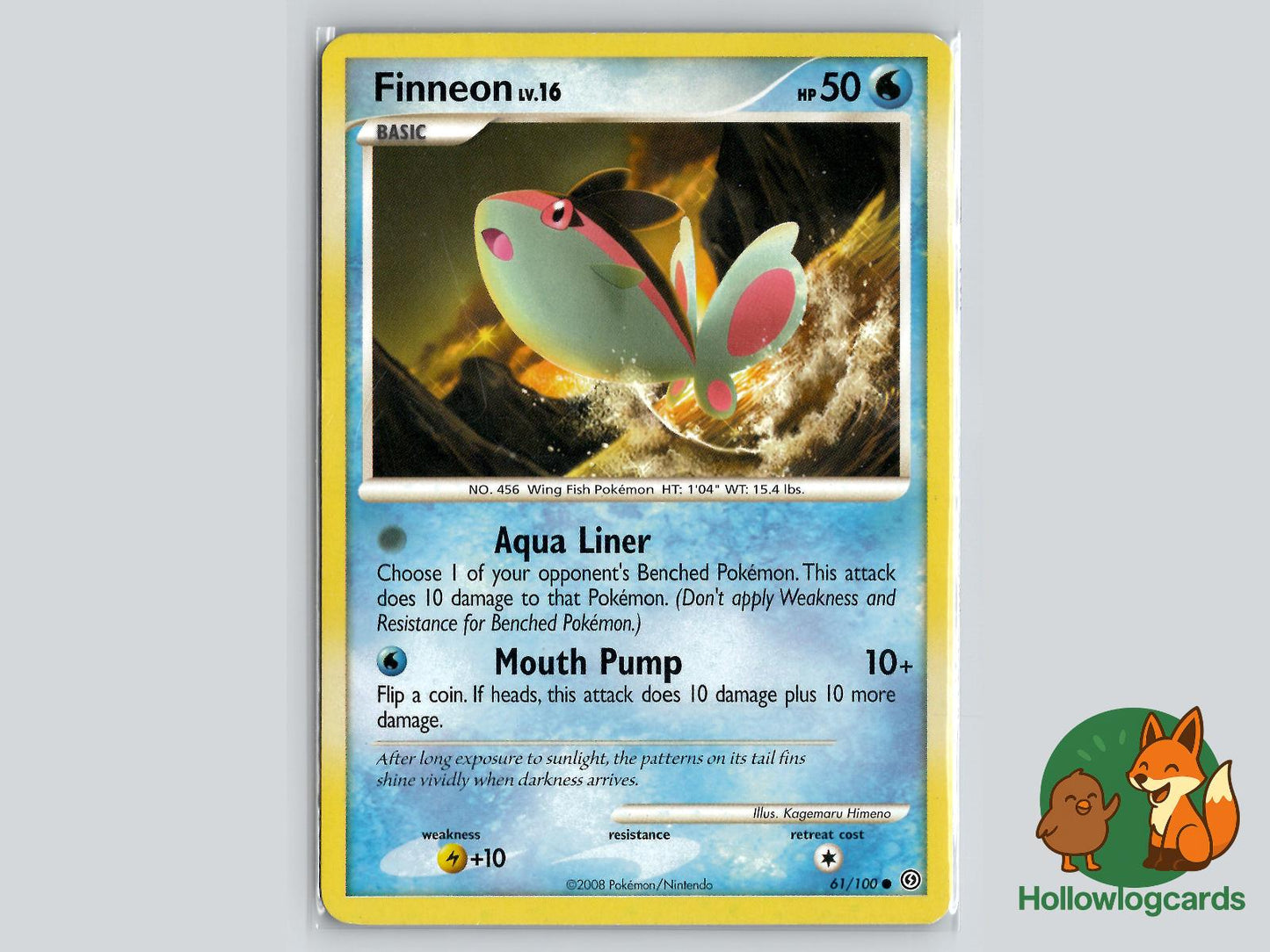 Finneon (61/100) - Stormfront Pokémon Card
