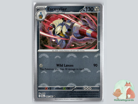 Escavalier (060/086) - Black Bolt Pokémon Card
