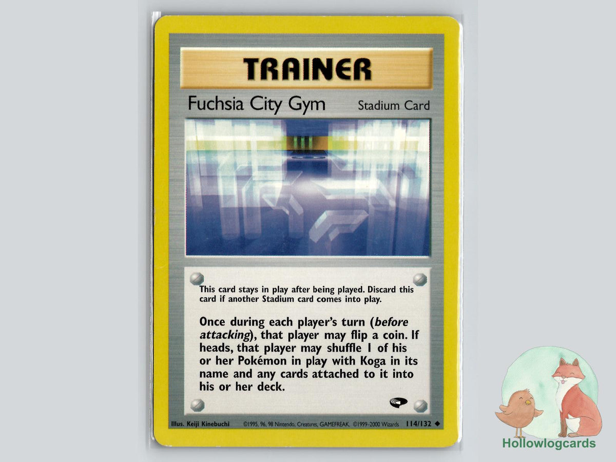 Fuchsia City Gym (114/132) - Gym Challenge Pokémon Card