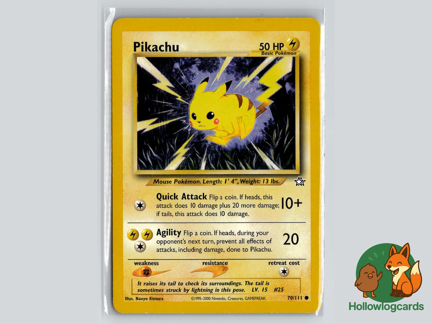 Pikachu (70/111) - Neo Genesis Pokémon Card