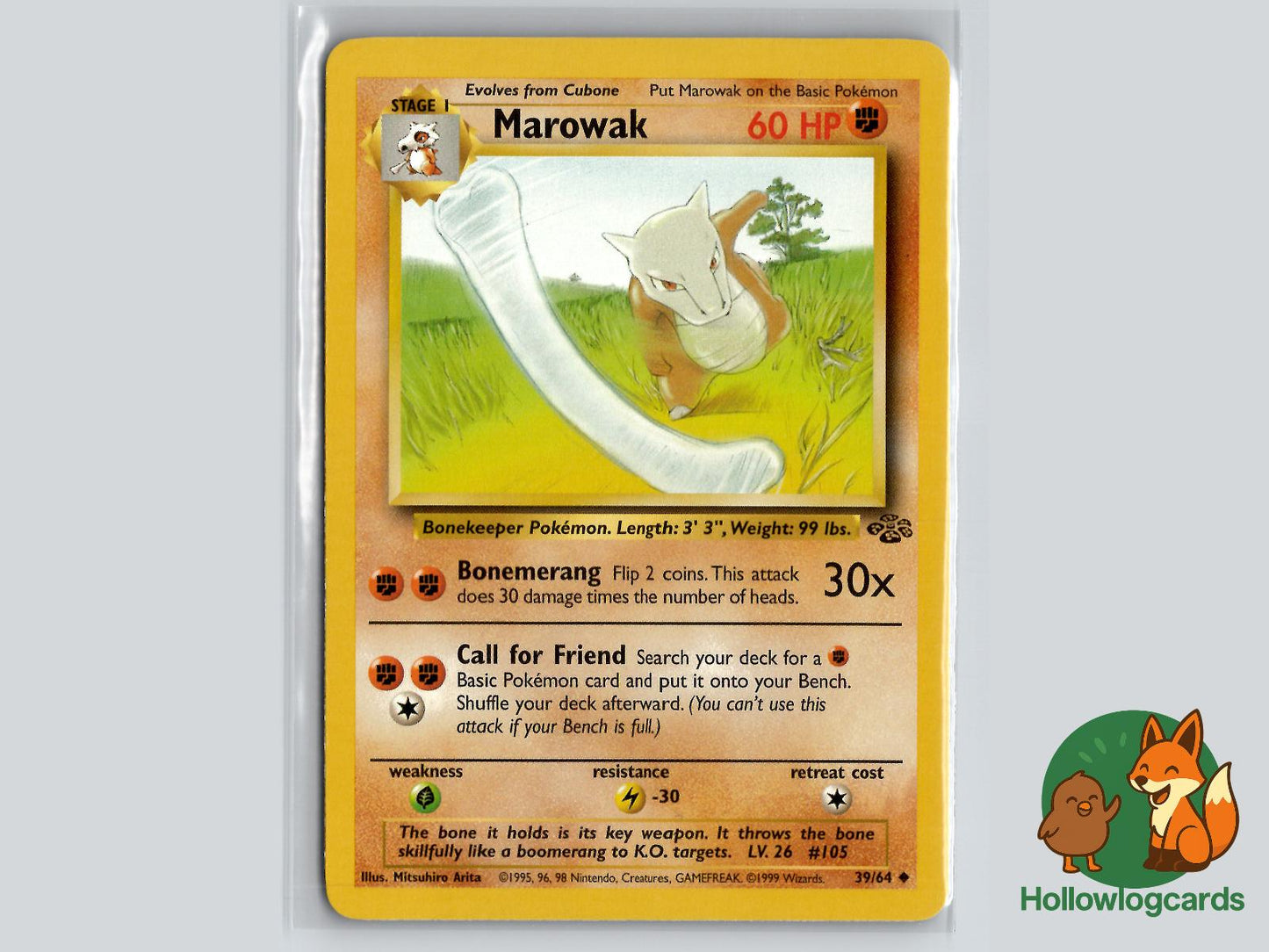 Marowak (39/64) - Jungle Pokémon Card