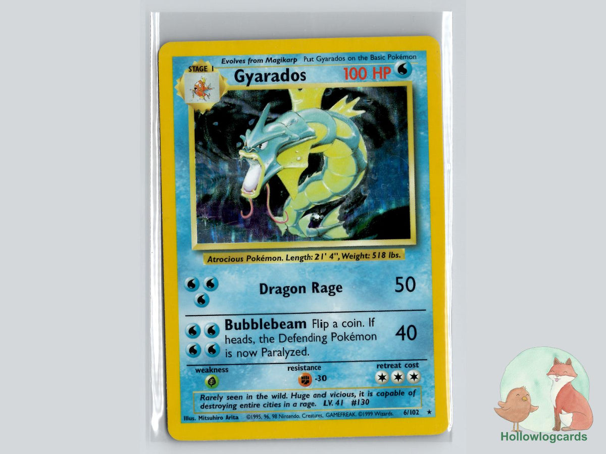 Gyarados (6/102) - Base Pokémon Card