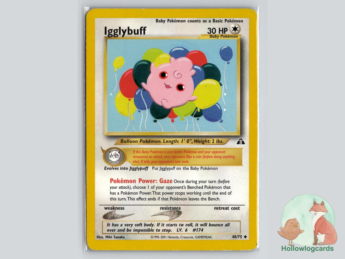 Igglybuff (40/75) - Neo Discovery Pokémon Card