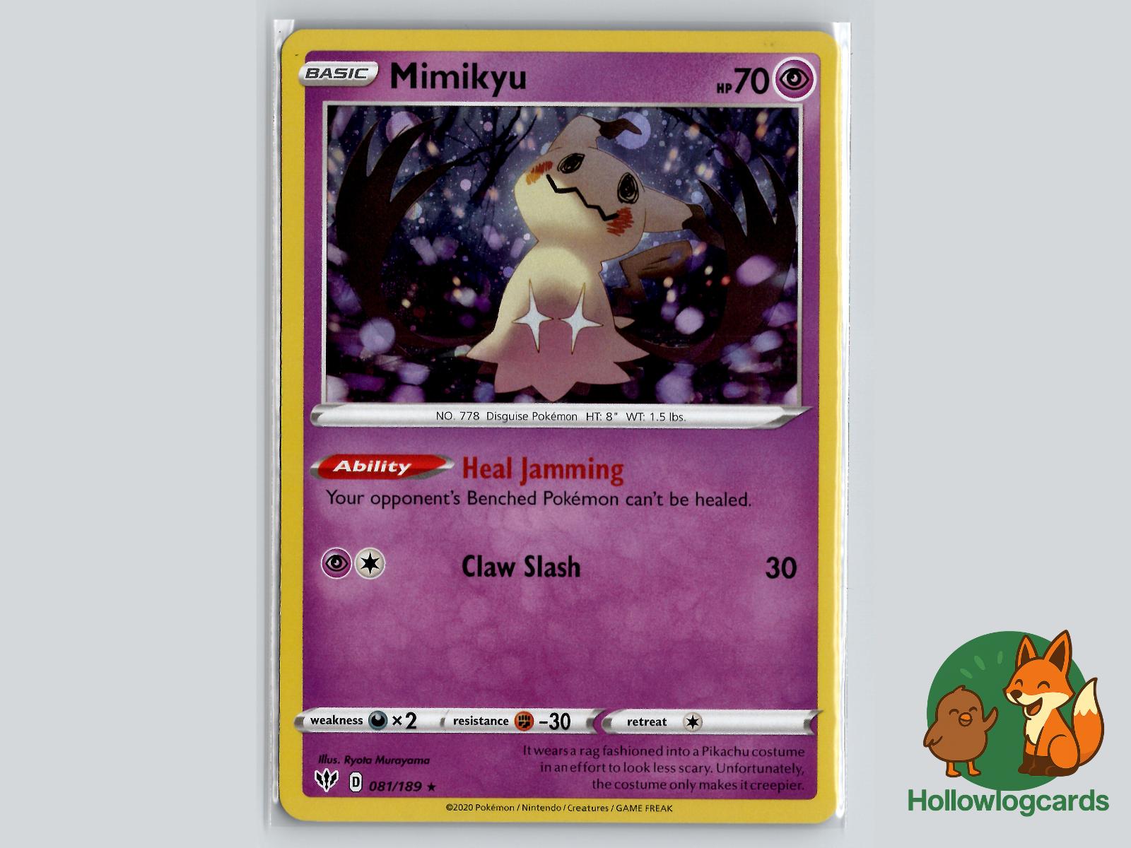 Mimikyu (081/189) Pokémon Card