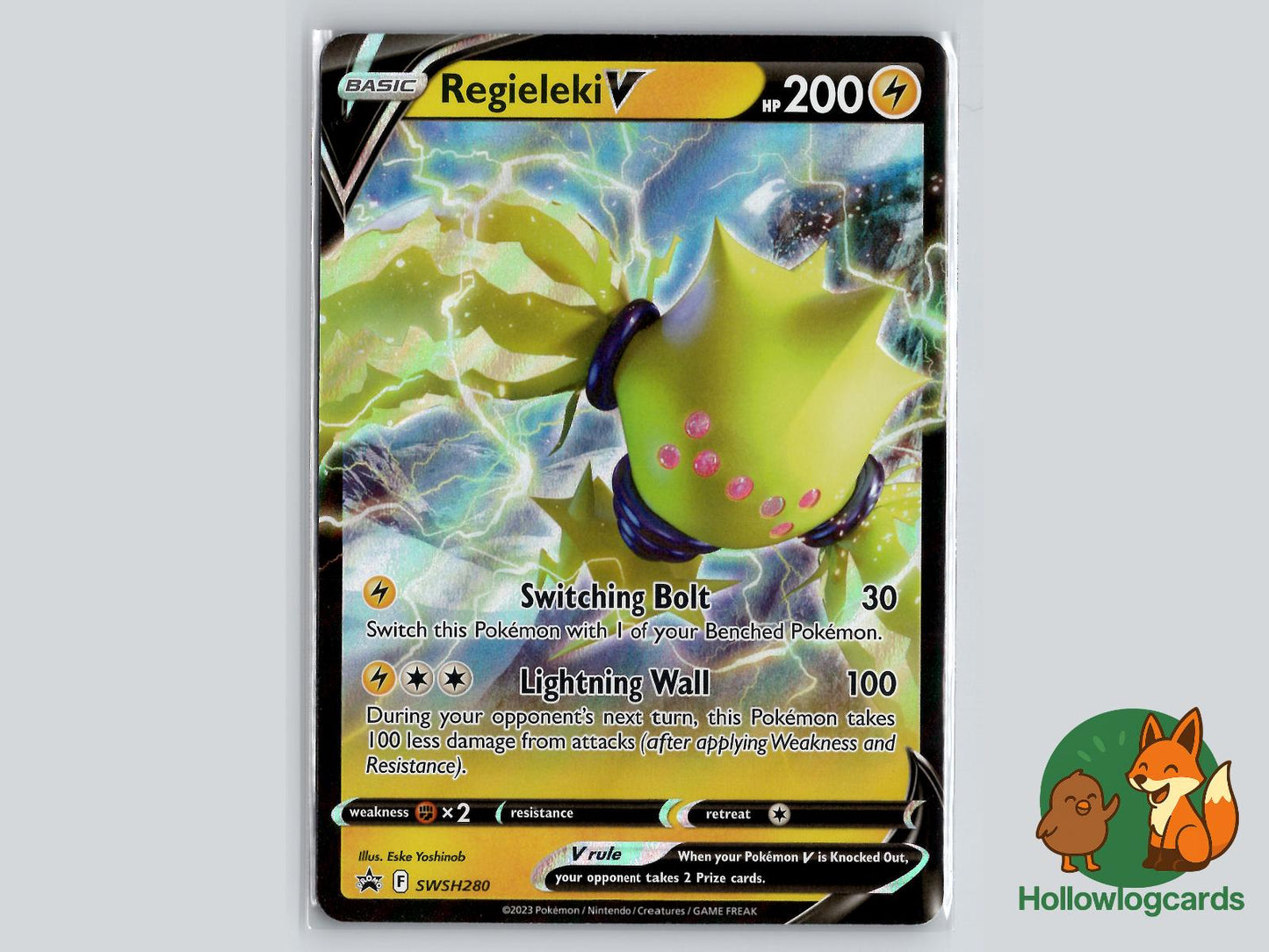 Regieleki V (SWSH280) - Sword & Shield Pokémon Card