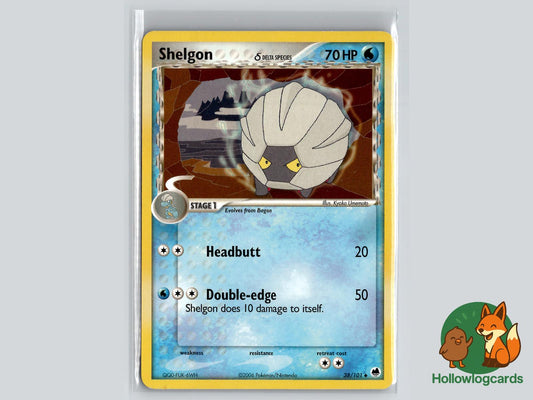 Shelgon (38/101) - Dragon Frontiers Pokémon Card