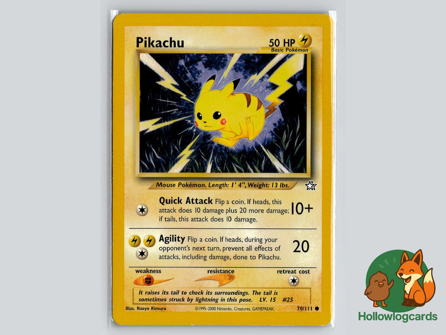 Pikachu (70/111) - Neo Genesis Pokémon Card