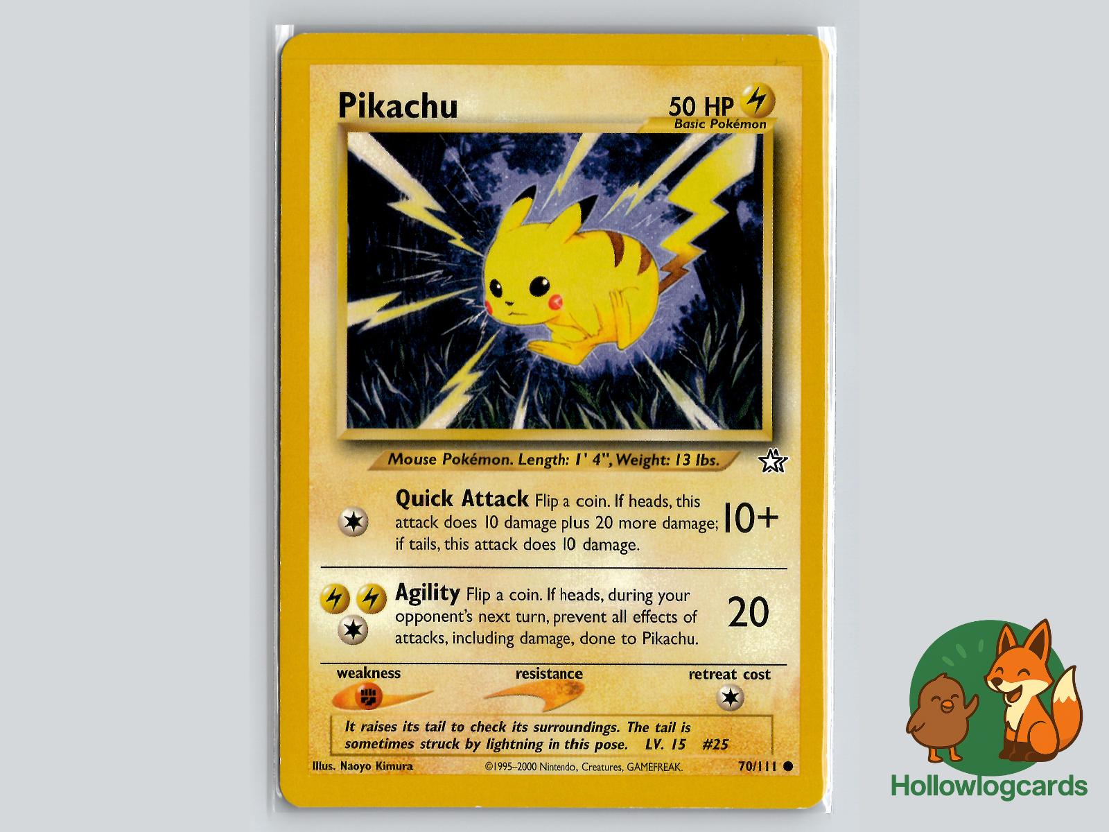 Pikachu (70/111) - Neo Genesis Pokémon Card