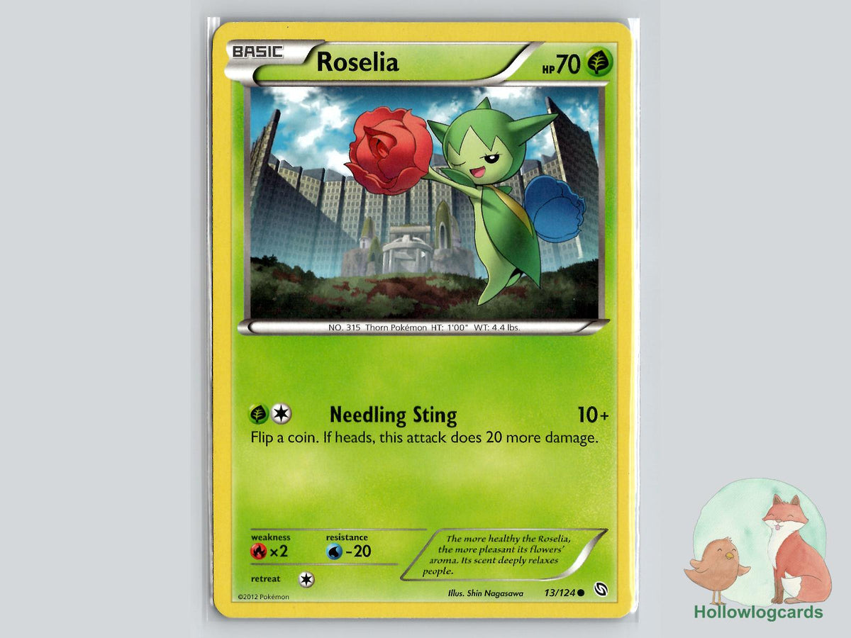 Roselia (13/124) - Dragons Exalted Pokémon Card