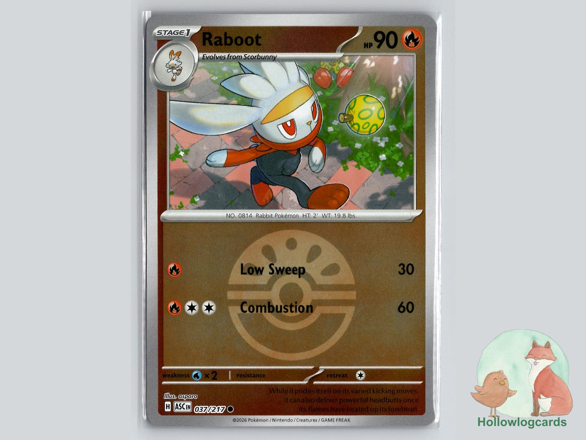 Raboot (037/217) Pokémon Card
