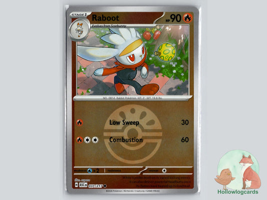 Raboot (037/217) Pokémon Card