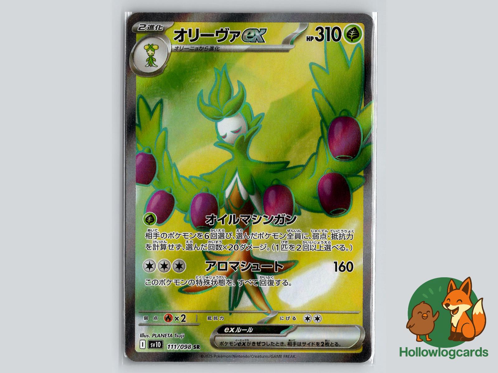 Arboliva EX (111/098) Pokémon Card
