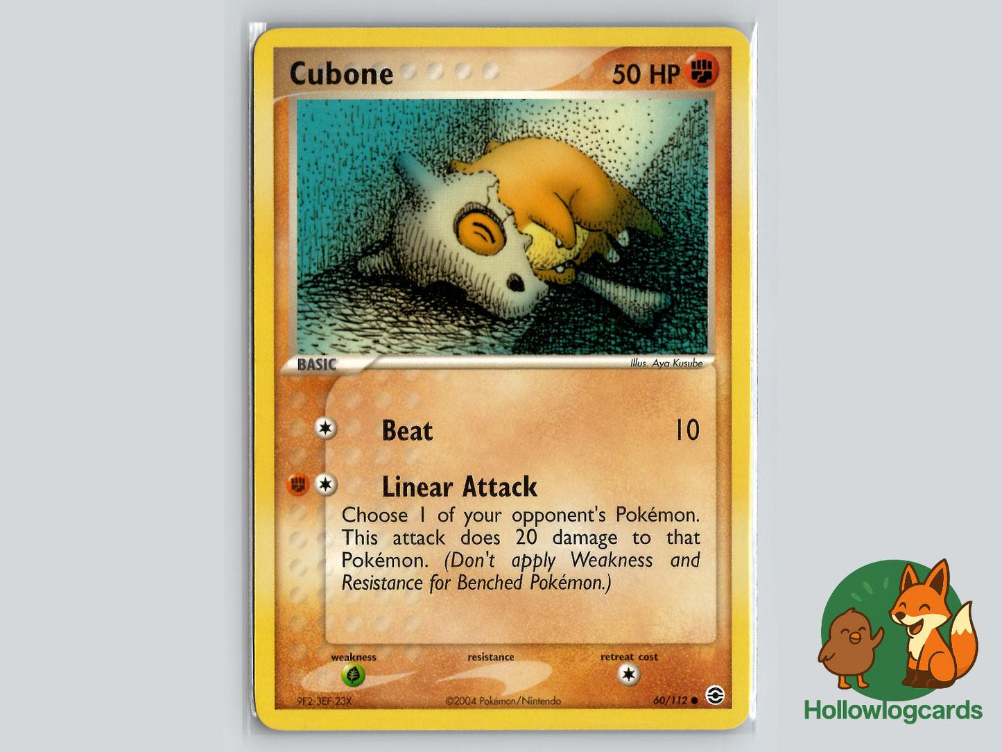 Cubone (60/112) - FireRed & LeafGreen Pokémon Card