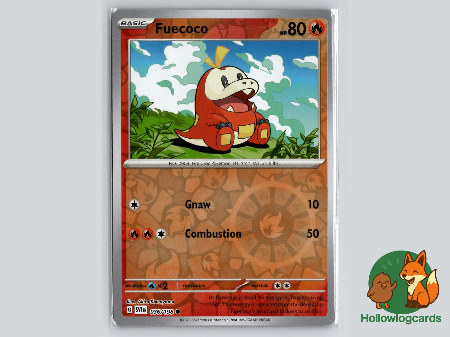 Fuecoco (036/198) - Scarlet & Violet Pokémon Card