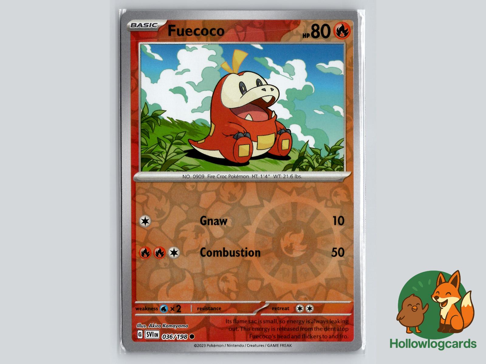 Fuecoco (036/198) - Scarlet & Violet Pokémon Card