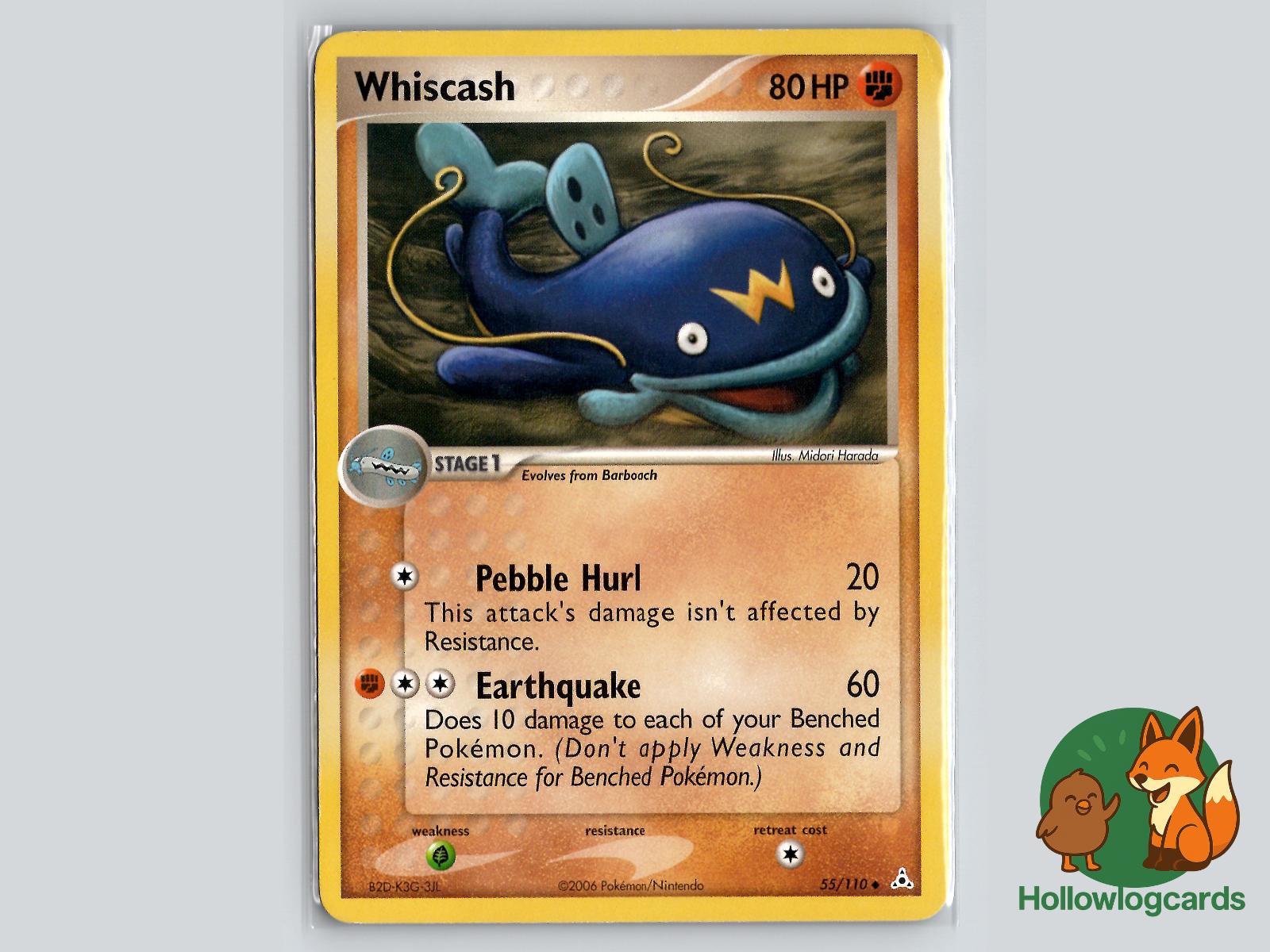 Whiscash (55/110) - Holon Phantoms Pokémon Card