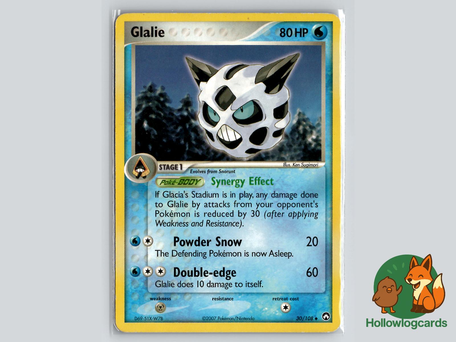Glalie (30/108) - Power Keepers Pokémon Card