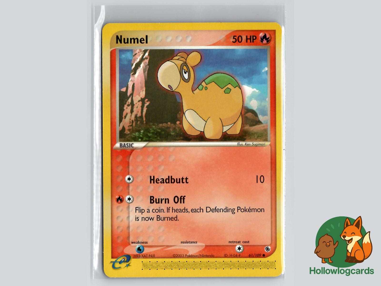 Numel (61/109) - Ruby & Sapphire Pokémon Card