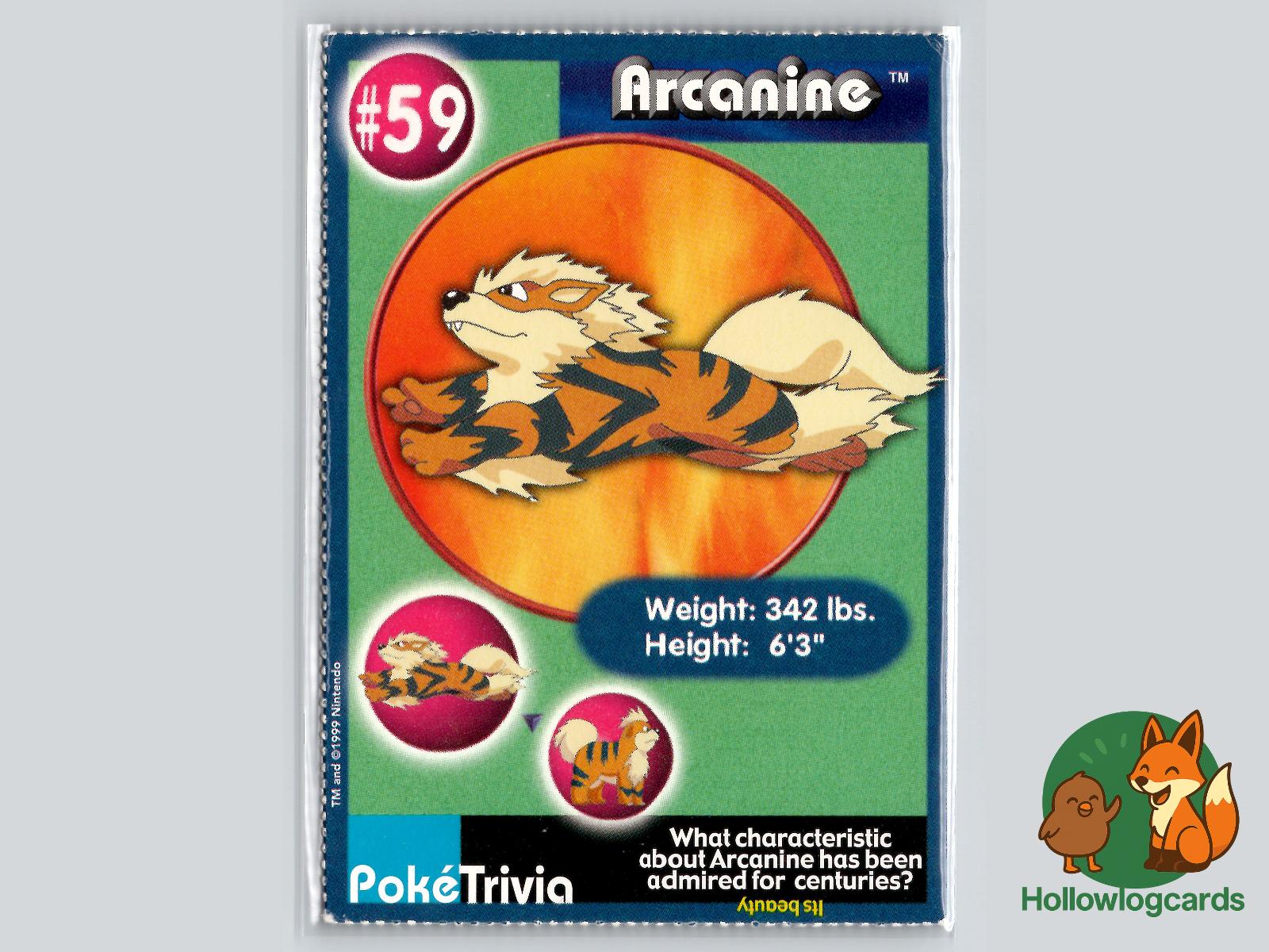 Arcanine (59) Pokémon Card