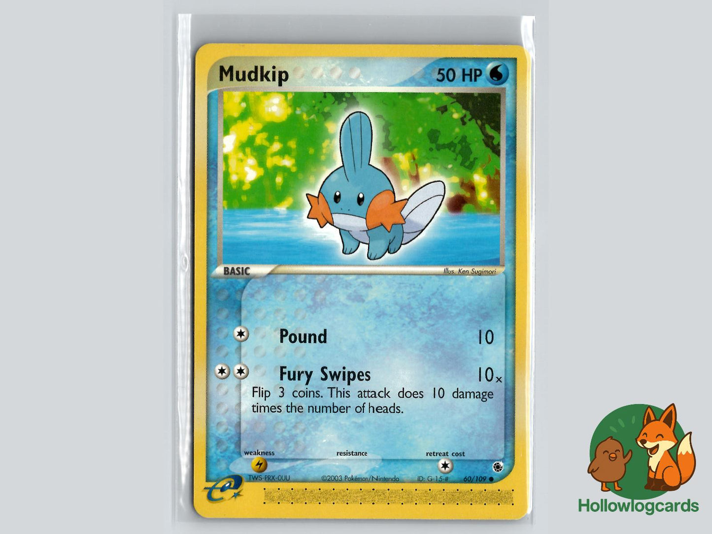 Mudkip (60/109) - Ruby & Sapphire Pokémon Card