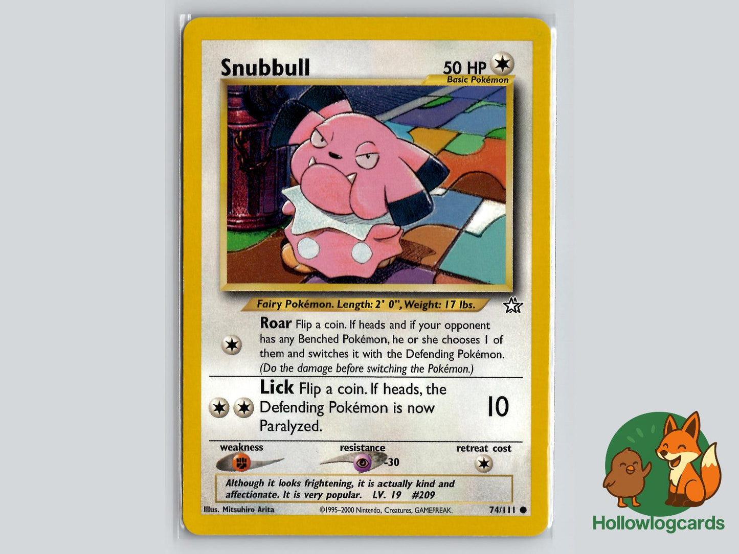 Snubbull (74/111) - Neo Genesis Pokémon Card
