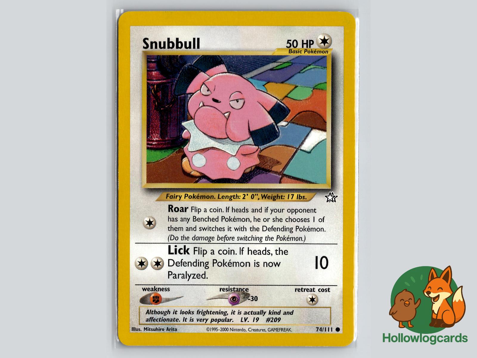Snubbull (74/111) - Neo Genesis Pokémon Card