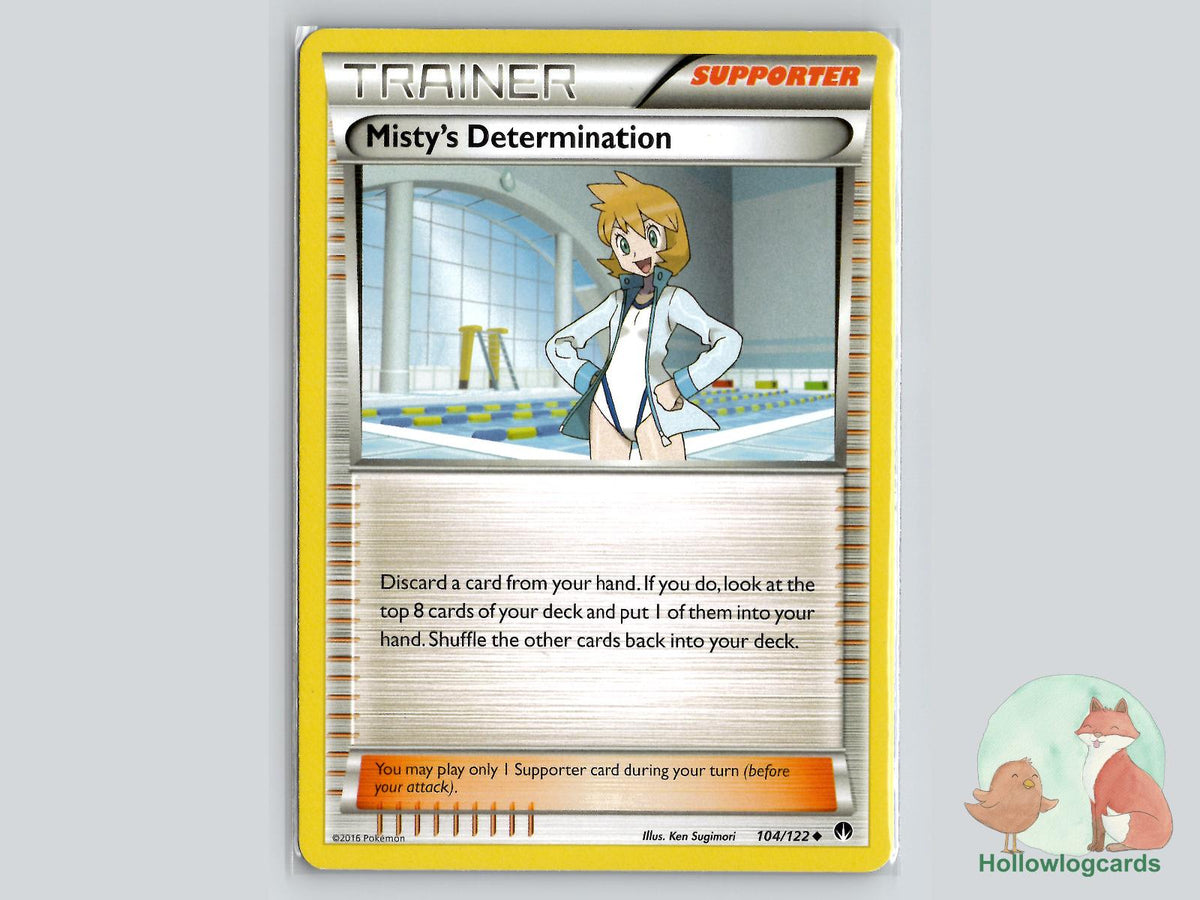 Misty's Determination (104/122) - BREAKpoint Pokémon Card