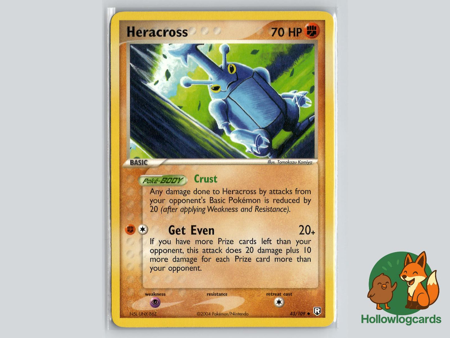 Heracross (43/109) - Team Rocket Returns Pokémon Card