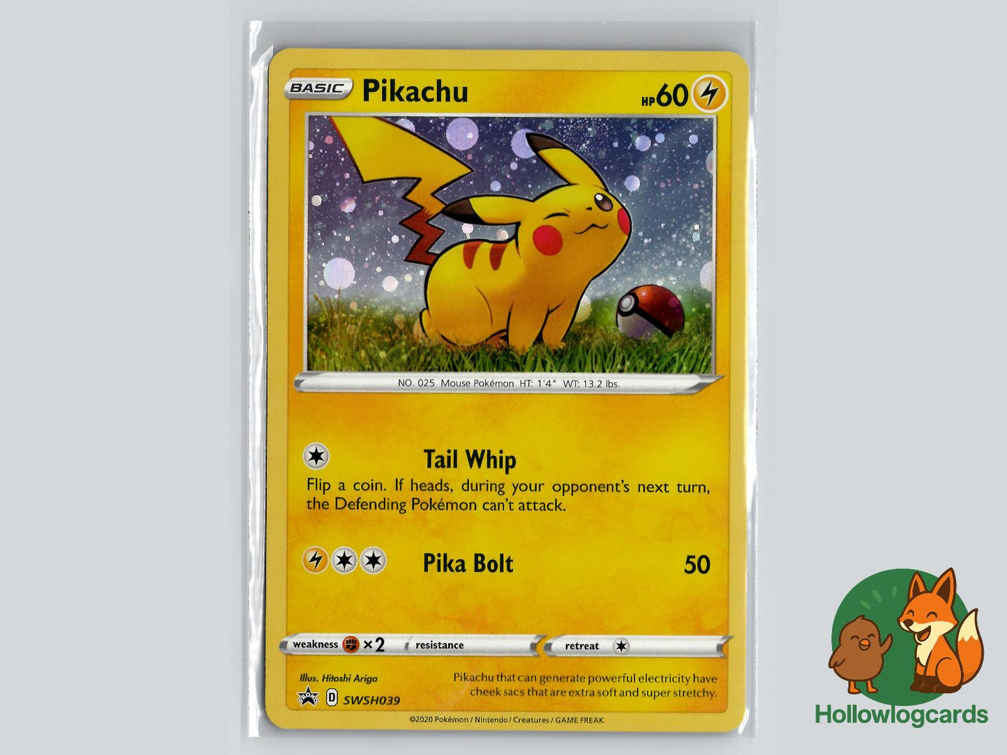 Pikachu (SWSH039) - Sword & Shield Pokémon Card