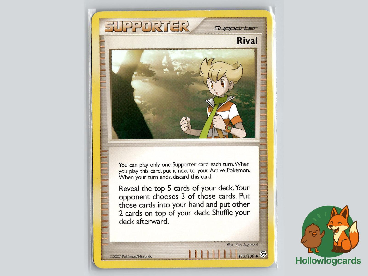 Rival (113/130) - Diamond & Pearl Pokémon Card