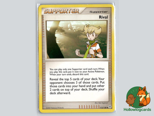 Rival (113/130) - Diamond & Pearl Pokémon Card