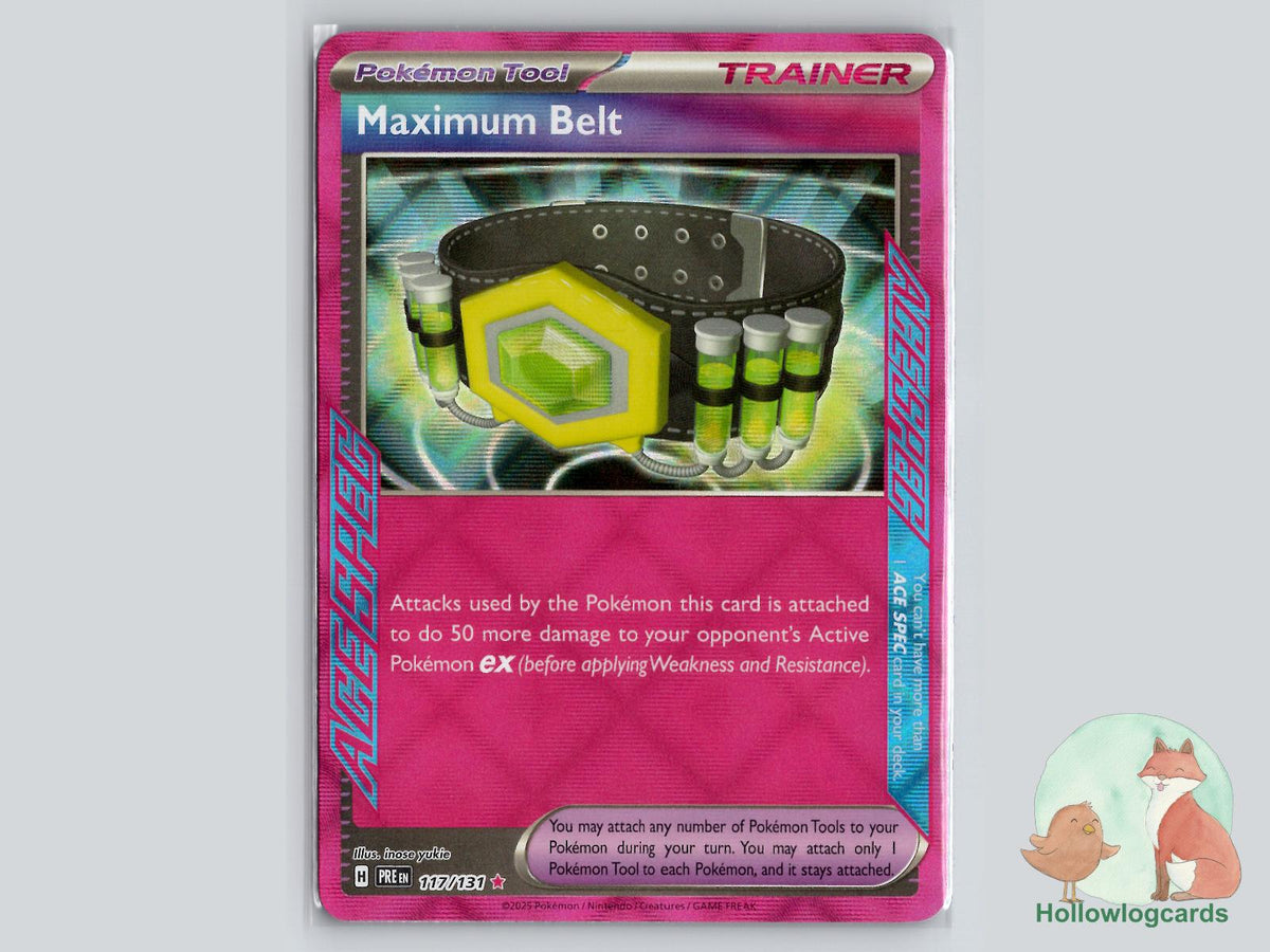 Maximum Belt (117/131) - Prismatic Evolutions Pokémon Card