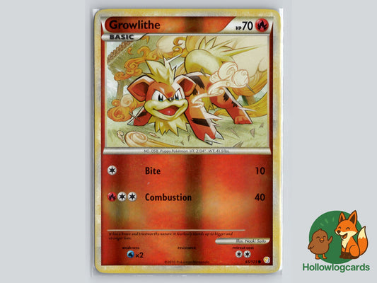 Image of Growlithe HeartGold and SoulSilver (HS) #65