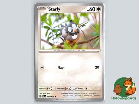 Starly (148/198) - Scarlet & Violet Pokémon Card