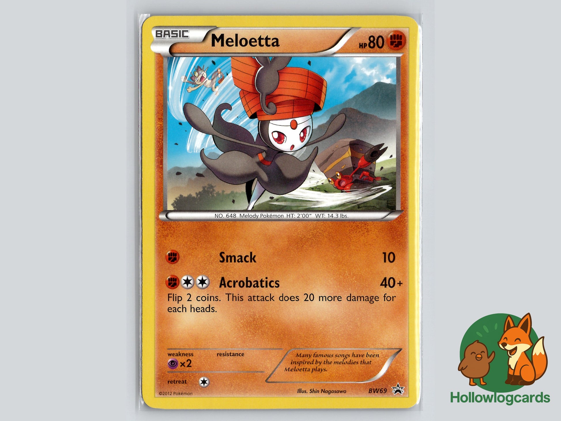 Image of Meloetta Black and White Promos (BWP) #BW69
