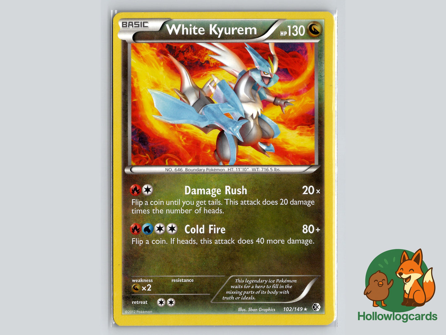 Image of White Kyurem Boundaries Crossed (BCR) #102
