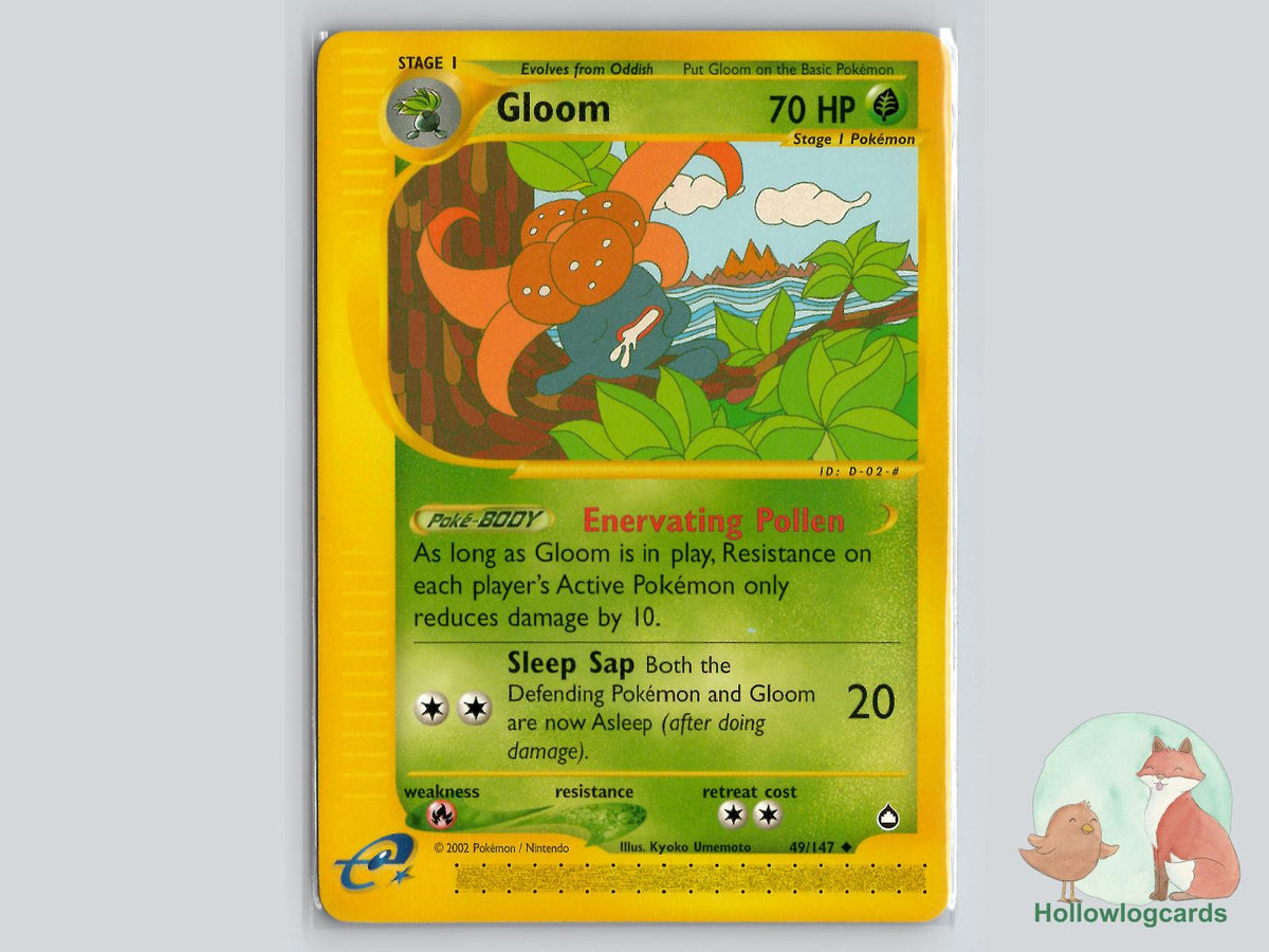 Gloom (49/147) - Aquapolis Pokémon Card
