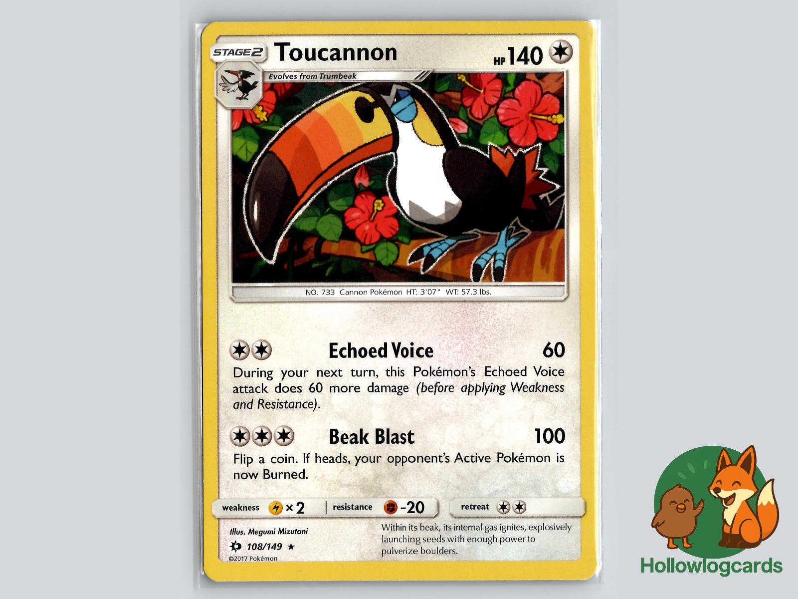 Toucannon (108/149) - Base Pokémon Card